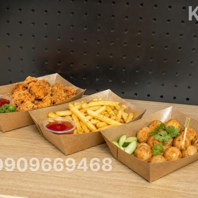 Khay Giấy Thực Phẩm Kraft 5